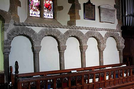 Earls Barton - Arcade Detail